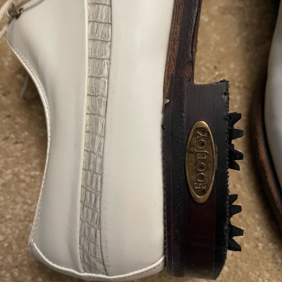 Footjoy Classic 9.5 D Leather White 50730 - Picture 4 of 4